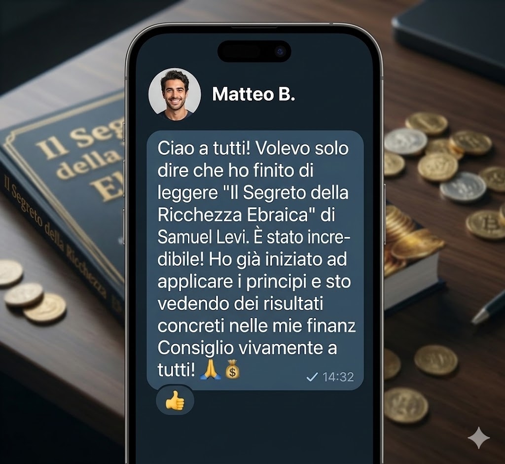Depoimento de Matteo B. — Il Segreto della Ricchezza Ebraica